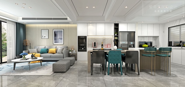 無錫紫蘋果裝飾 300平別墅裝修